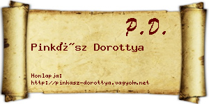 Pinkász Dorottya névjegykártya